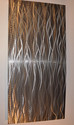 Metal Contemporary Art Abstract Caress shiny Wall 