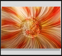 ABSTRACT METAL MODERN Solar eruption red yellow PA