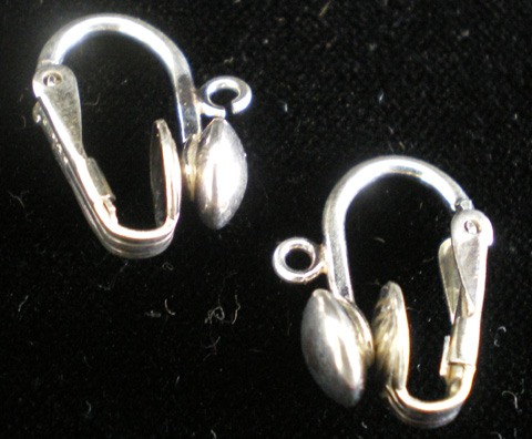 Sterling Silver Earring Clips 2 Sets 