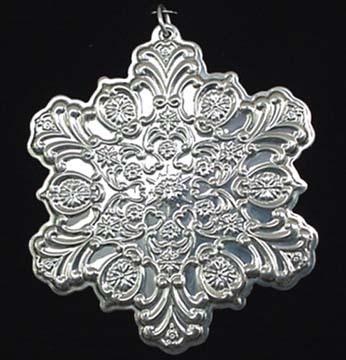  Towle Old Master Snowflake 1995 Sterling Christma