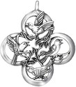 12 Days of Christmas Sterling Ornaments Pendants C