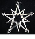 Sterling Ornament Silver Christmas Star 1796 Hand 