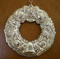 Wreath Bells 1995 Wallace Sterling Silver Christma