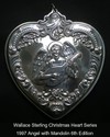 Wallace Grande Baroque Heart 1997 Sterling Christm