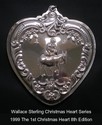 Wallace Grande Baroque Heart 1999 Sterling Christm