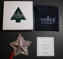 Towle Old Master Christmas Star 2004 Sterling Silv