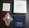 Towle Old Master Christmas Star 2006 Sterling Silv
