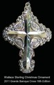 Cross Sterling Christmas Ornament 2011 Wallace Gra