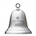 Engraved 2013 Sterling Bell 3-D Christmas Ornament