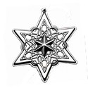 Christmas Star Sterling Silver Ornament 2013 Towle
