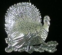 Sterling Ornament Pendant November Turkey 2545 Han