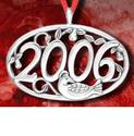 2006 Partridge Sterling Silver Christmas Ornament 