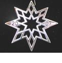 Star Sterling Silver Christmas Ornament #3861 Hand