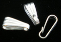 Sterling Silver Snap-On Bails Pack of 3 