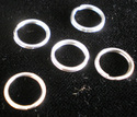 Sterling Silver Split Rings Pack of 10 