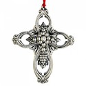 Francis 1st Pierced Cross Sterling Ornament 2013 R