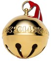 2014 Gold Plated Sleigh Bell Wallace Christmas Orn