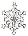 Snowflake 2012 Sterling Christmas Ornament Lunt 24