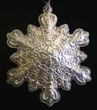 Towle Old Master Snowflake 2003 Sterling Christmas