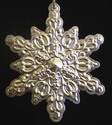 Towle Old Master Snowflake 2004 Sterling Christmas