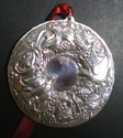 Towle 2 Two Turtle Doves Wreath Sterling Silver Ch