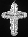 Wallace Grande Baroque Cross 2000 Sterling Christm