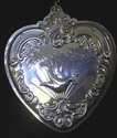 Wallace Grande Baroque Heart 2000 Sterling Christm