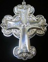 Wallace Grande Baroque Cross 2001 Sterling Christm