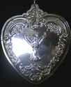 Wallace Grande Baroque Heart 2001 Sterling Christm