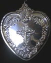 Wallace Grande Baroque Heart 2003 Sterling Christm