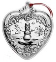Wallace Grande Baroque Heart 2010 Sterling Christm