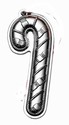Wallace Aegean Weave Candy Cane 2010 Sterling Chri