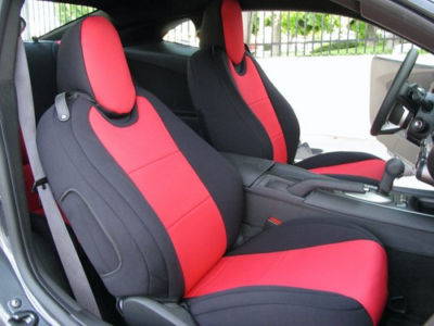 thumbnail interactive-video image 1 of IGGEE Custom Faux Leather Front Seat Covers For Chevy SSR 2003-2006 (Choose From 13 Colors) 1 of 4