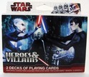 STAR WARS Heroes & Villains 2 Decks Playing Cards 