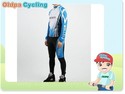 Wellcls cycling fleece long jersey+pant set S1117C