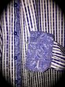 Robert Graham Blue Dot Stripe - Paisley Flip Cuff 