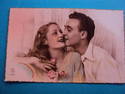 Postcard COUPLE KISSING PC PARIS 6366 REAL PHOTO