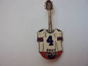 HARD ROCK CAFE PIN CLEVELAND JERSEY #4 2003