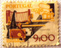 PORTUGAL 1978 working instruments STAMP 9 ESCUDOS