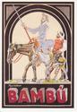 POSTCARD BAMBU SMOKING PAPER AD.DON QUIXOTE Y SANX