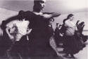 POSTCARD WOMEN DANCING FLAMENGO NMH REAL PHOTO