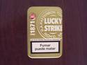 LUCKY STRIKE GREEN METALLIC TIN /EMPTY FROM SPAIN 