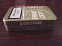 LUCKY STRIKE GREEN METALLIC TIN /EMPTY FROM SPAIN 