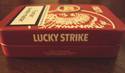 LUCKY STRIKE RED METALLIC TIN / EMPTY FROM SPAIN N