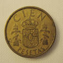 COIN 100 PESETAS 1984 JUAN CARLOS 1 MINT