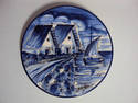 Hand painted decorative plate SPAIN MANISES SIGNED