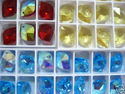 Glass Beads, Shape Crystal Charm Beads, Jewelry 5p