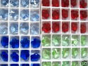 Glass Beads, Shape Crystal Charm Beads, Jewelry 5p