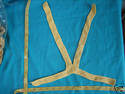 Crochet Applique, Acrylic Yarn  VNeck, Neckline mo