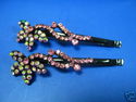 Rhinestone Hair Pins, Hair Clips, per pair set